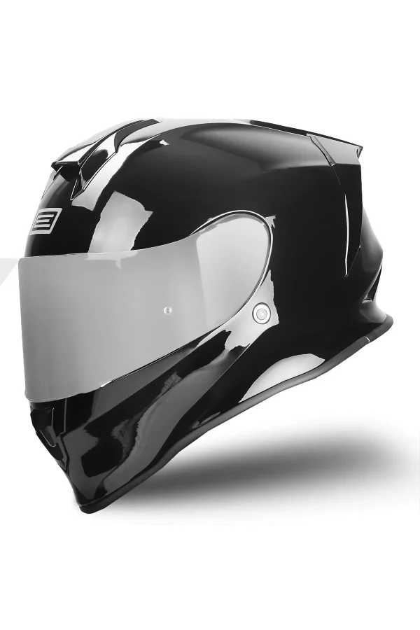 Dinamo Evo Parlak Siyah Kask - Görsel 3
