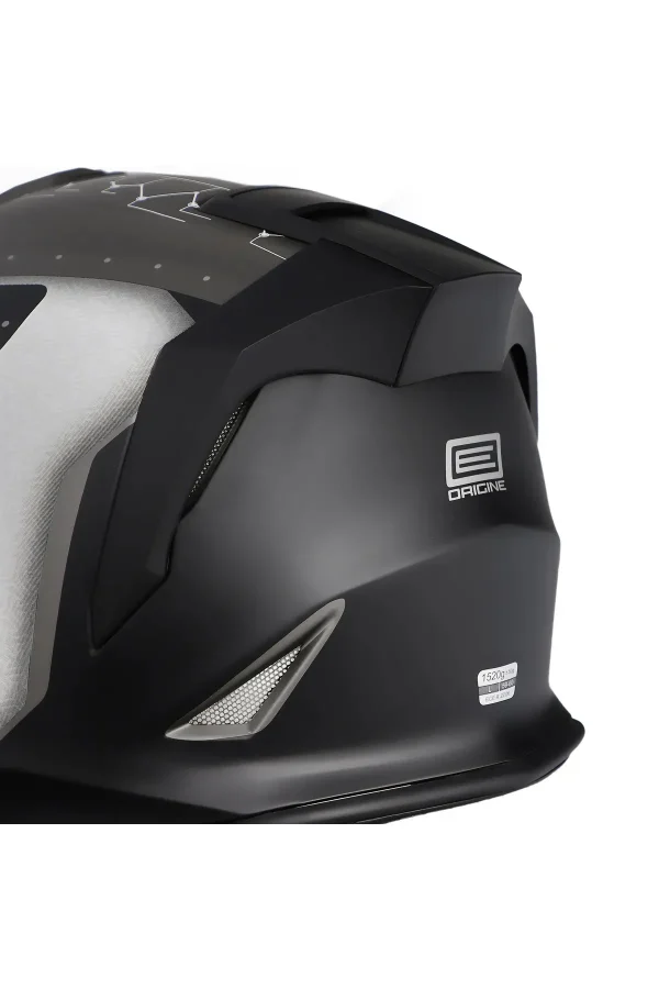 Dinamo Evo Bunker Siyah Beyaz Antrasit Kask - Görsel 5