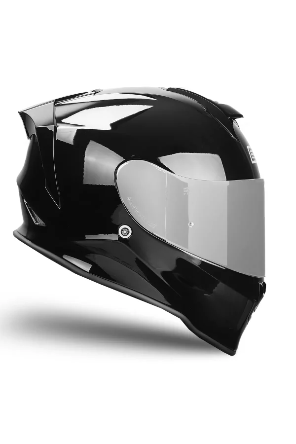 Dinamo Evo Parlak Siyah Kask - Görsel 5