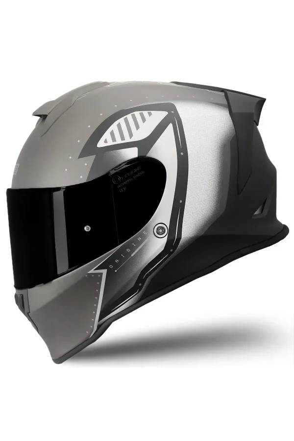 Dinamo Evo Bunker Siyah Beyaz Antrasit Kask